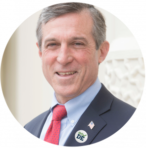 Headshot of Delaware governor John Carney